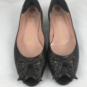 Nanette Lepore Peek-a-Bow Peep Toe heels